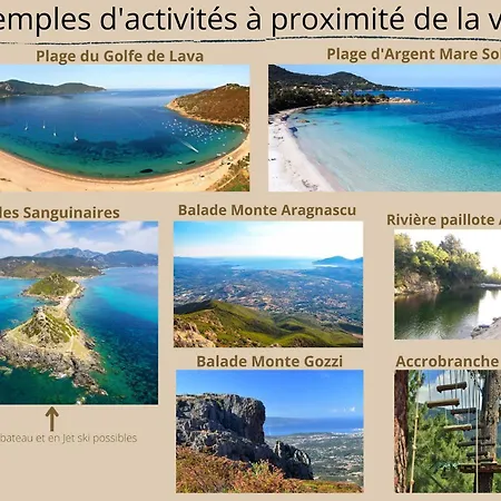 Location Afa/ajaccio 8 Personnes, Au Calme Proche De La Et D'ajaccio *